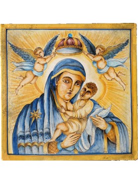Pannello votivo Madonna delle Grazie