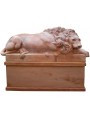 Canova terracotta lions