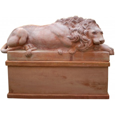 Canova terracotta lions
