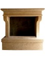 Limestone fireplace - Castiglion del Bosco Montalcino
