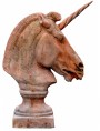 Unicorno in terracotta - piccolo