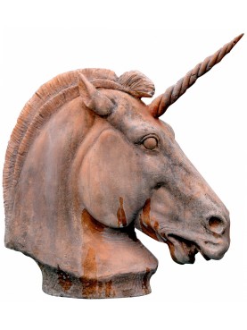 Unicorno in terracotta - Grande