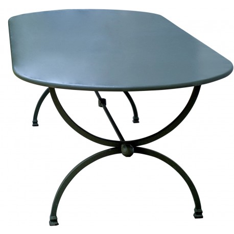 Wrought iron table 210 X 100 CM Porcinai