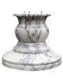 Grande base in marmo tornito