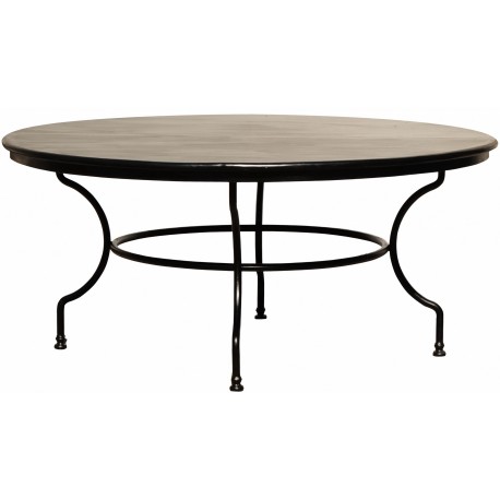 Wrought Iron table Ø165cm