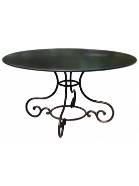 forged iron Round table Ø140cms
