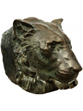 ancient Fountain bronze lion head