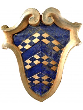 Majolica Coat of arms Della Robbia