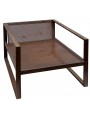 Modern minimalist armchair wrought iron