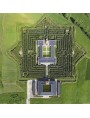 Aerial view of the maze source Wikipedia