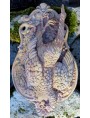 Terracotta basrelief hunting scene - Pheasant
