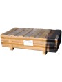 Wooden case for fireplace 210x100xh70 cm