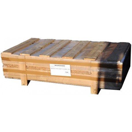 Wooden case for fireplace 210x100xh70 cm