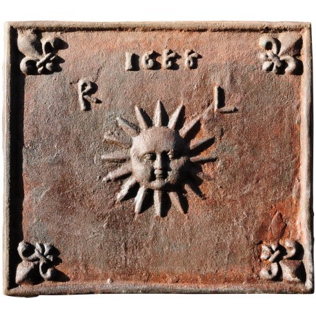 Fireback from Florence dated 1688
