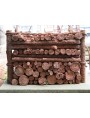 Terracotta box pieces of wood