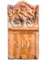 ANCIENT terracotta flowerbed EDGING TILE - English origin - anti-freeze stoneware