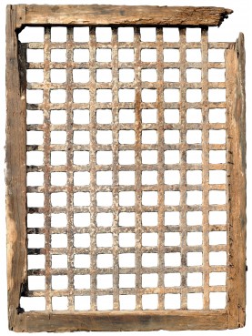 Ancient iron grating from Lucca