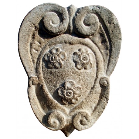 Limestone Coat of Arms handmade