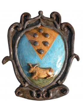 Medici majolica coat of arms