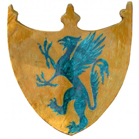 Griffon majolica coat of arms