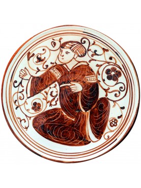 Medieval ceramic basins - Hispano Moorish dish copy