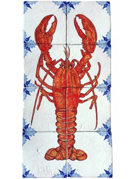 Lobster hung to the wall