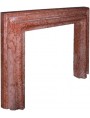 Salvator Rosa fireplace in red verona marble -fireplace frame