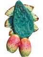 Hand majolica prickly pear with hole