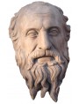 testa di Diogene in Terracotta