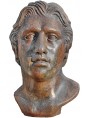 Alessandro Magno testa in terracotta