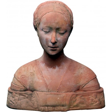 Jung woman bust - Princess Ippolita Maria Sforza - Francesco Laurana XV century