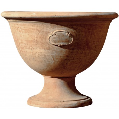 Grande vaso a calice in terracotta - misura grande - Recuperando