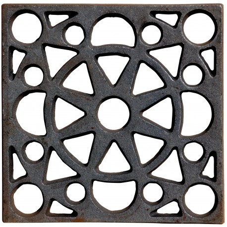 25x25cms Cast-iron Grid from STIBBERT Museum in Florence