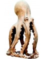 Octopus candlestick in terracotta