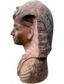 Busto di Tutankhamon in terracotta grande