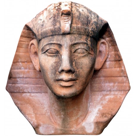 Busto di Tutankhamon in terracotta piccolo