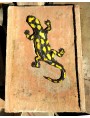 Salamandra su tegolo antico
