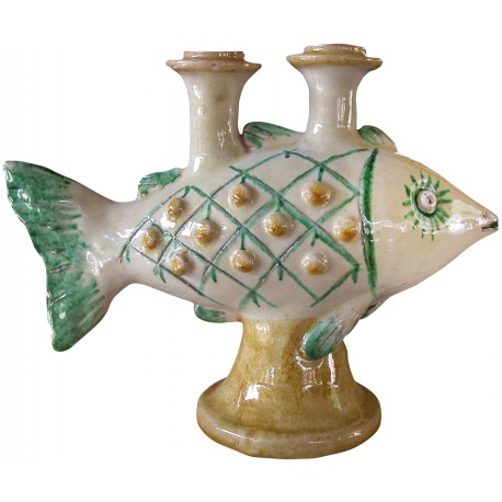 Fish candlestick