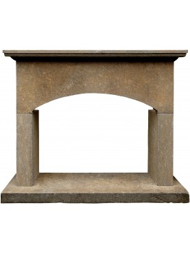 Fireplace in Peperino Stone
