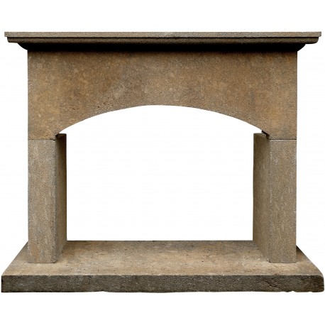 Fireplace in Peperino Stone