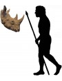 Terracotta Rhino head trophy