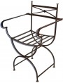 Large armchair wrought-iron - emperor