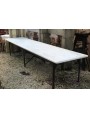 Huge white Carrara marble table 4 meters long