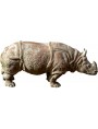Terracotta Indian rhinoceros (Rhinoceros unicornis)