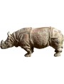 Terracotta Indian rhinoceros (Rhinoceros unicornis)