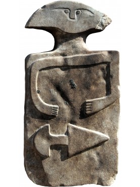 Prehistoric statue reproduction from Lunigiana