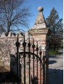 Wrought iron garden gate tuscan italian