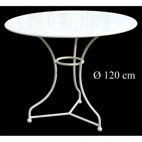 Boldini's iron round table Ø120cm