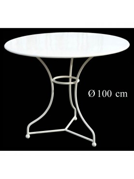 Boldini's iron round table Ø100cm