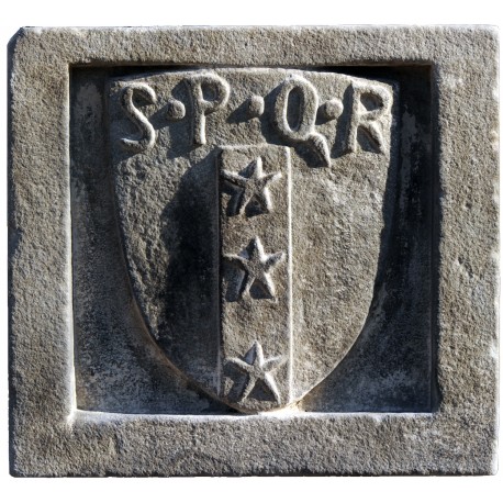 Riproduzione di stemma antico Senese famiglia Petroni